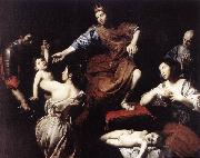 VALENTIN DE BOULOGNE The Judgment of Solomon  at France oil painting reproduction